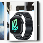 三珠金属表带厂家-实心不锈钢金属表带Apple 9 Watch