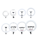 直播灯厂家-桌面圆形灯6-22英寸美容手机补光灯