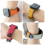 皮革表带厂家-商务针扣皮革表带Apple Watch 23456 SE