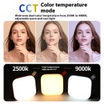 便携RGB灯厂家-迷你专业RGB LED视频灯直播口袋