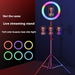 RGB美容灯厂家-10英寸RGB补光关键灯手机摄影直播