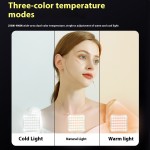 LED补光灯厂家-2000mAh全彩多接口便携口袋RGB视频灯