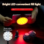 手机自拍灯厂家-迷你LED自拍灯手机增强直播