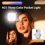 便携RGB灯厂家-迷你专业RGB LED视频灯直播口袋