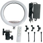 便携环形灯厂家-22英寸旋转环形灯可调亮度色温