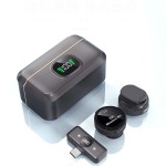 无线麦克风厂家-Q8 2麦磁扣领夹麦带数字显示盒