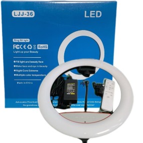 Dimmable Ring Light Supplier - 14 Inch Touch Control Ring Light with Tripod Remote Control