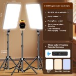 LED面板灯厂家-12-24英寸可调三脚架可调光YouTube TikTok