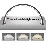 睫毛灯厂家-可调光LED视频灯带手机架睫毛延长