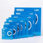 紧凑环形灯厂家-6英寸便携环形灯带支架在线会议用