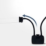 LED睫毛灯厂家-半月形环形灯带支架睫毛美容延长