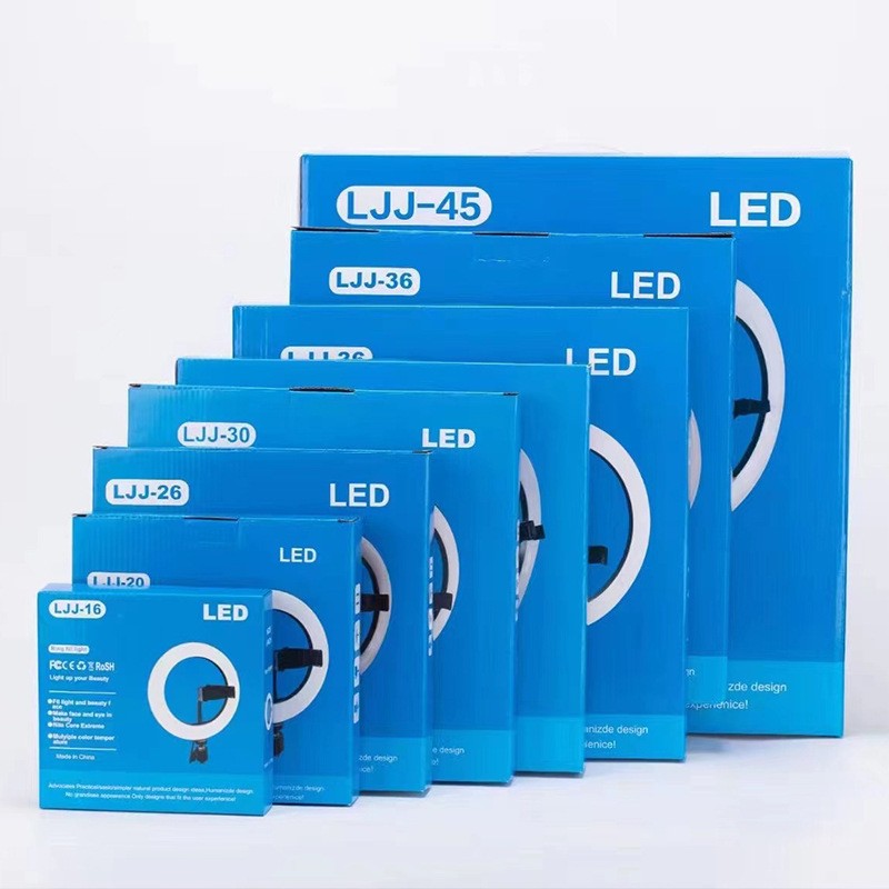 便携环形灯厂家-6-22英寸圆形灯美容博主在线会议