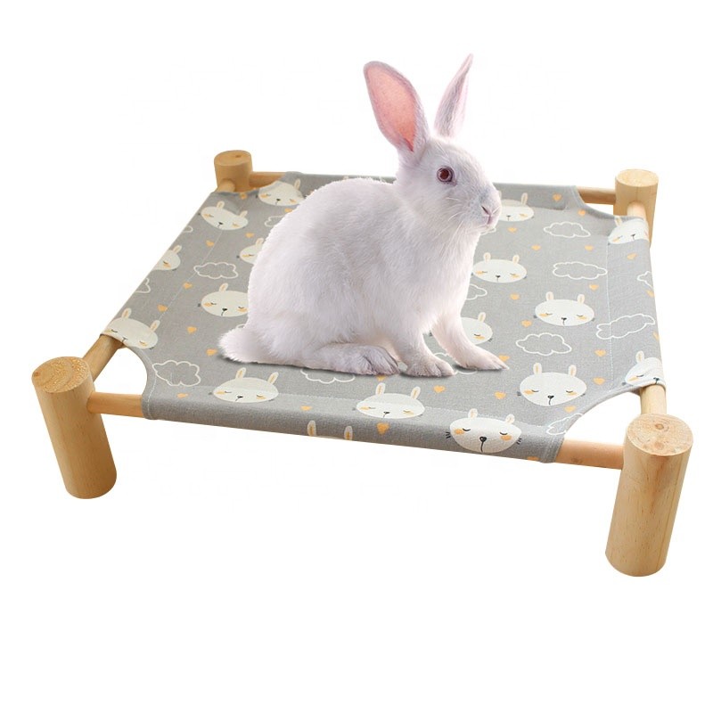 猫吊床生产商-户外木质抬高便携