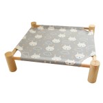 猫吊床供应商-木质抬高降温可洗