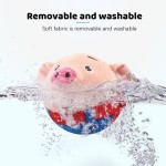 狗玩具厂家-热销可充电USB卡通猪电子互动狗玩具弹跳