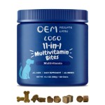 宠物维生素厂家-工厂批发软咀嚼营养补充剂11合1多种维生素宠物用