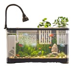 亚克力鱼缸供应商-透明方形黑框