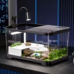 台式水族箱供应商-亚克力方形黑框