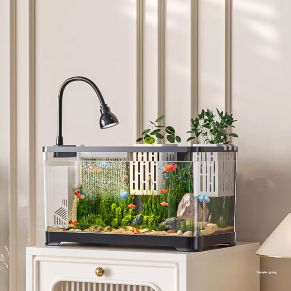 玻璃水族箱厂家-超透明智能底柜