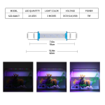 USB水族灯厂家-长方形六排安全