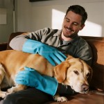 宠物沐浴手套厂家-环保加厚