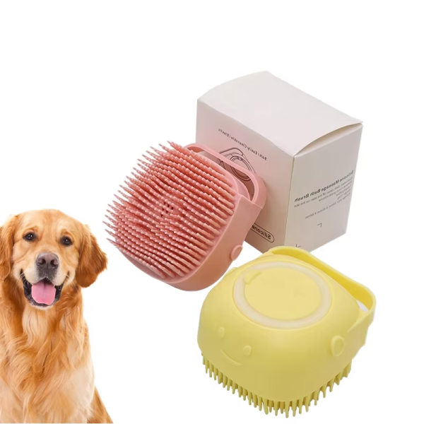 宠物沐浴刷生产商-易清洁硅胶