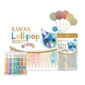 Cat Treats Manufacturer - ISO 22000 Certified Cat Treat Eco-Packaging Freeze Dried Lollipop Cats Snacks