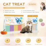 猫软糖厂家-无谷猫软糖鸡味舔食冻干猫零食棒棒糖