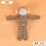 Plush Dog Toy Manufacturer - Cartoon Animal Plush Toy Squeaky Soft Durable Fabric Interactive Plaything