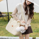 Pet Carrier Bag Manufacturer - Fashion Portable Large Capacity Breathable Dog Satchel Lightweight Shoulder Bag