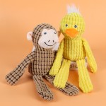 Plush Dog Toy Manufacturer - Cartoon Animal Plush Toy Squeaky Soft Durable Fabric Interactive Plaything