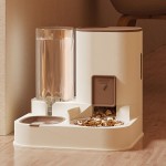 Automatic Feeder Factory - Household Pet Feeder Large Capacity Food Bucket Feeding Drinking Bowl