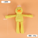 Plush Dog Toy Manufacturer - Cartoon Animal Plush Toy Squeaky Soft Durable Fabric Interactive Plaything