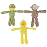 Plush Dog Toy Manufacturer - Cartoon Animal Plush Toy Squeaky Soft Durable Fabric Interactive Plaything