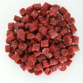 Beef Cubes Supplier - Wholesale High Protein Dried Dog Beef Cubes Training Treats No Additives Nutrition