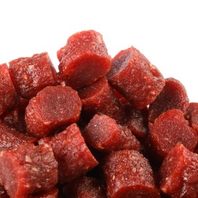 Beef Stick Factory - Premium High Protein Dried Beef Stick Dog Chews Training Treats Dry Food Cube