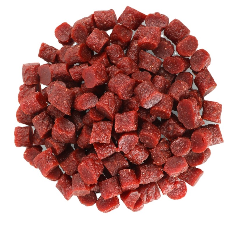 Dried Beef Cubes Manufacturer - Bulk Dog Food Dried Beef Cubes Pet Snacks Dog Chews Training Treats