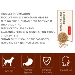 Grain Treats Factory - Bone Shape Grain Dog Treats Biscuits Easily Digestible Low Calorie Low Fat