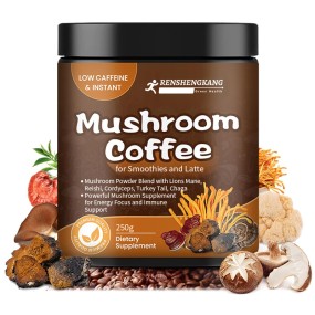 Mushroom Coffee Powder Factory - OEM Custom Energy Focus Immune