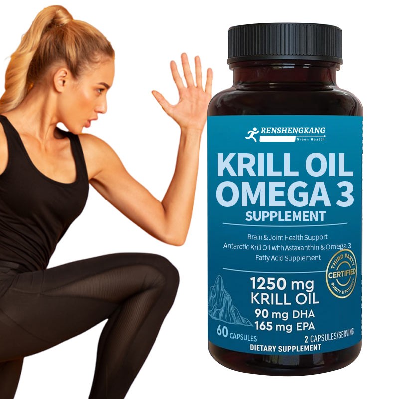 Krill Oil Softgels Manufacturer - OEM Custom Brain Joint Health