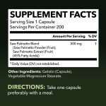 Prostatitis Tablets Factory - OEM Custom Saw Palmetto