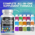 Ashwagandha Capsules Factory - OEM ODM Sea Moss Bladderwrack