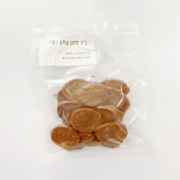 Beef Ring Factory - Organic Natural Dried Beef Ring Pet Snacks Factory Manufacturer Safe Dog Cat Food