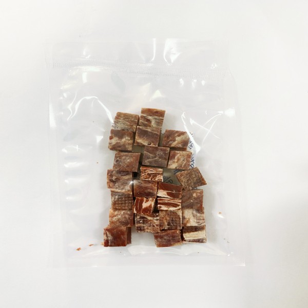 Dog Treats Factory - 2025 New Design High-Protein Dog Treat Beef Cod Cubes Skin Coat Health