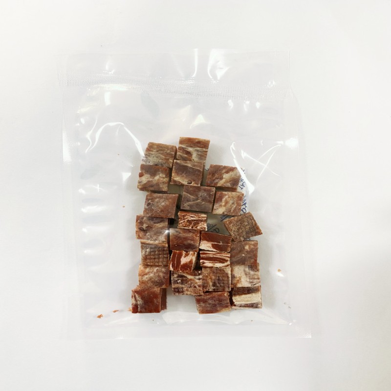 Dog Treats Factory - 2025 New Design High-Protein Dog Treat Beef Cod Cubes Skin Coat Health