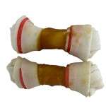 Rawhide Chews Manufacturer - Private Label Natural Chicken Rawhide Cowhide Roll Dog Chew Treats