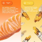 Chicken Cubes Factory - Freeze-Dried Chicken Breast Colorful Canned Cat Snacks Dry Food Salmon Cod