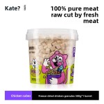 Chicken Treats Manufacturer - 500g Freeze-Dried Chicken Duck Quail Egg Yolk Spring Fish Breast Treats