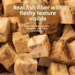 Salmon Cubes Manufacturer - Kates Pet Freeze-Dried Treats Salmon Cubes Dog Training Beautiful Fur Cheek