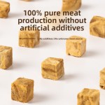 Salmon Cubes Manufacturer - Kates Pet Freeze-Dried Treats Salmon Cubes Dog Training Beautiful Fur Cheek